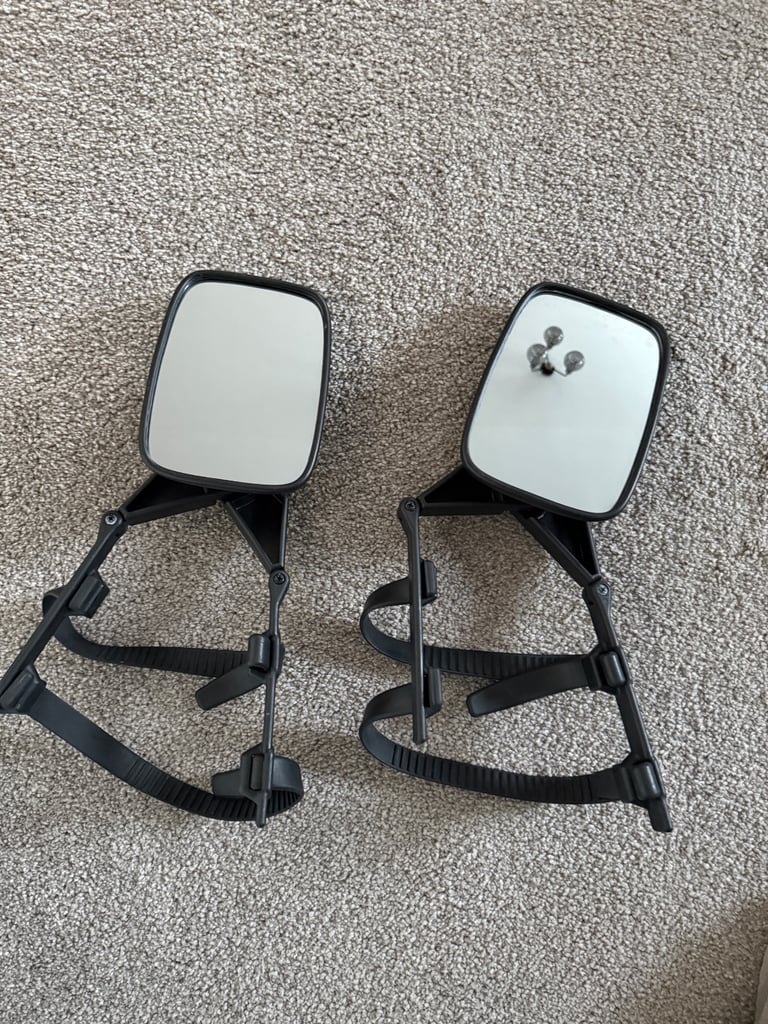 image for 2 x caravan towing mirrors 