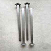 4x IKEA Sjunne metal table legs. 
