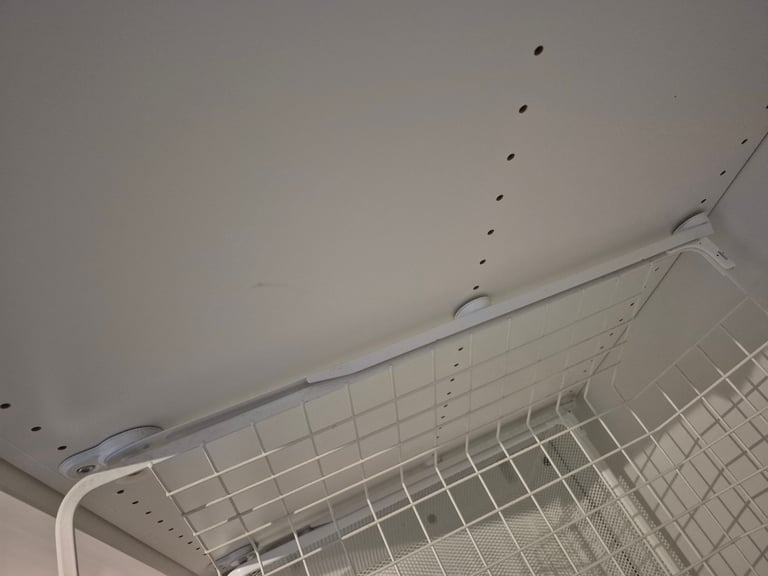 X 2 IKEA Pax Komplement Metal Drawers/Storage baskets  and x2 hanging poles