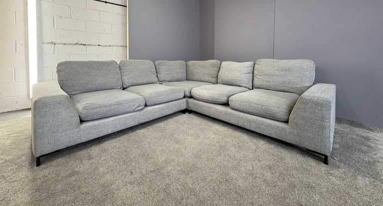DFS grey corner sofa DELIVERY AVAILABLE 