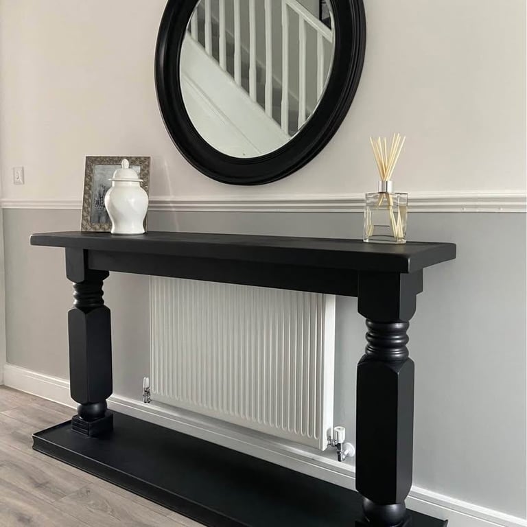 image for Bespoke handmade black console table