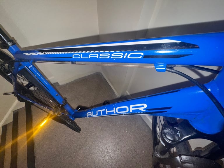 Blue Large Author Classic 24 speed Hybirid bike pickup SE152JR