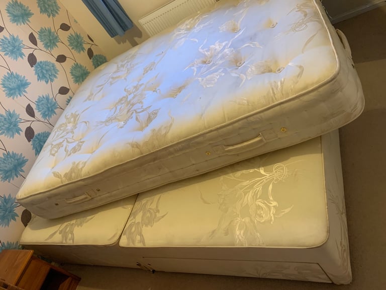 image for Double divan with mattress