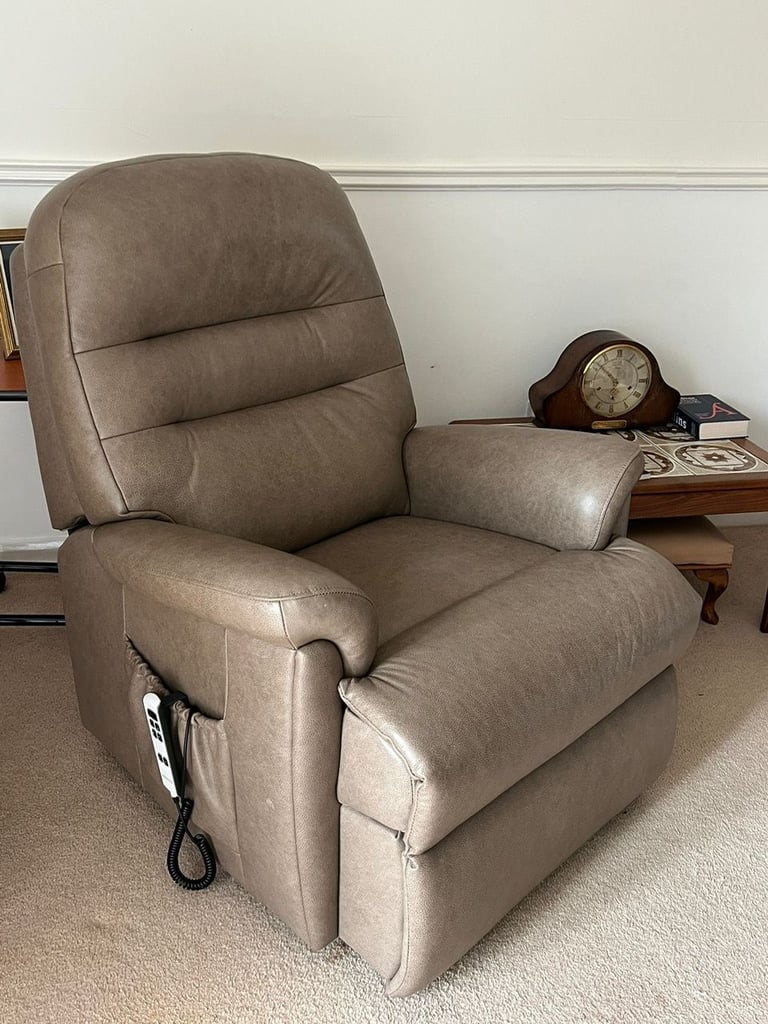 image for Premium Leather Riser Recliner – Quick Sale