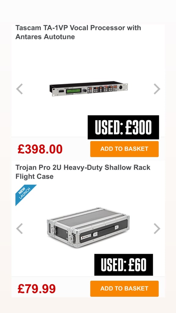 image for £375 * Tascam Vocal Processor With Antares & Travel Case 