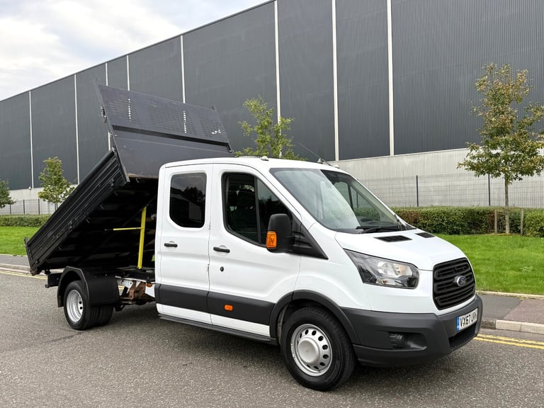 image for 2017 Ford Transit 7 SEATER CREWCAB TIPPER 2.0 TDCI 130 PS (TWIN REAR WHEELS) 6SP PANEL VAN Diesel...