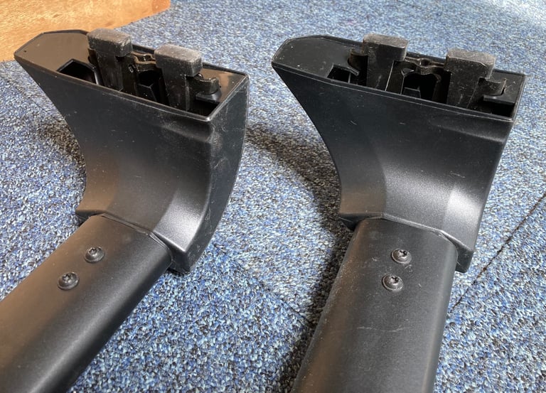Car black sturdy roof bars rail rack, official Renault scenic, mark 1 1999-2003