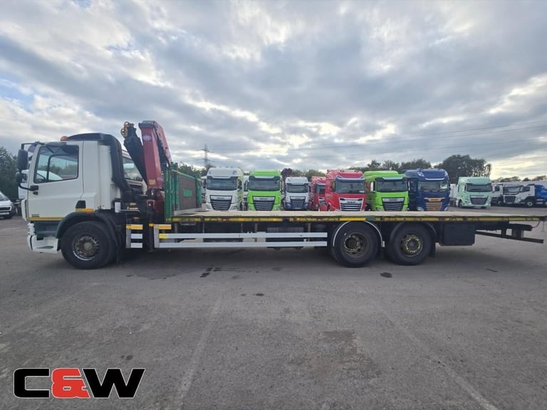 2013(63) DAF FAR CF 75.310 (2018) HMF1520 Crane – 292,000Kms