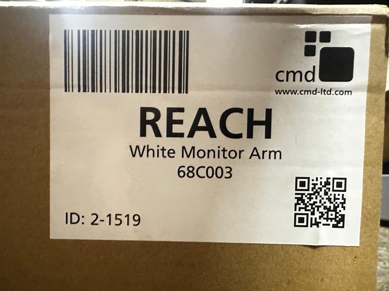 CMD REACH HD Single Screen  Monitor Arm ergonomics Desk Mount - RRP £197 - brand new (6 available)