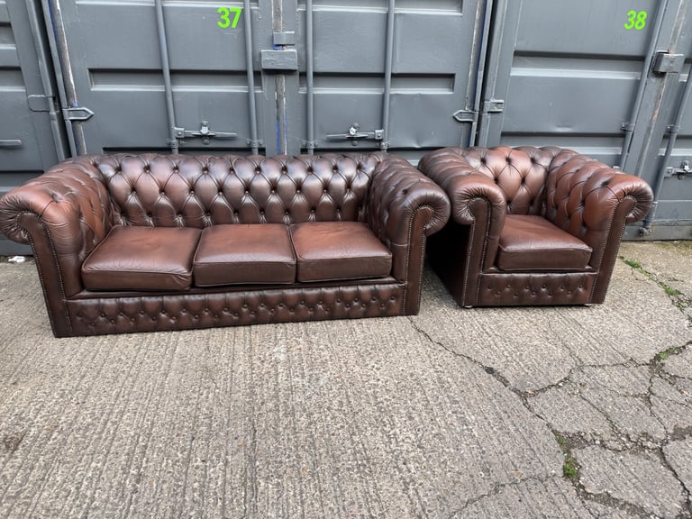 Chesterfield Sofa Brown 