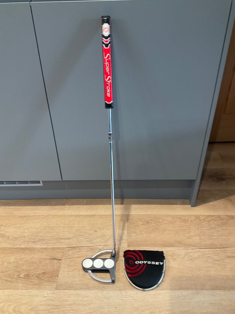 image for Odessey Tri ball SRT White steel golf putter