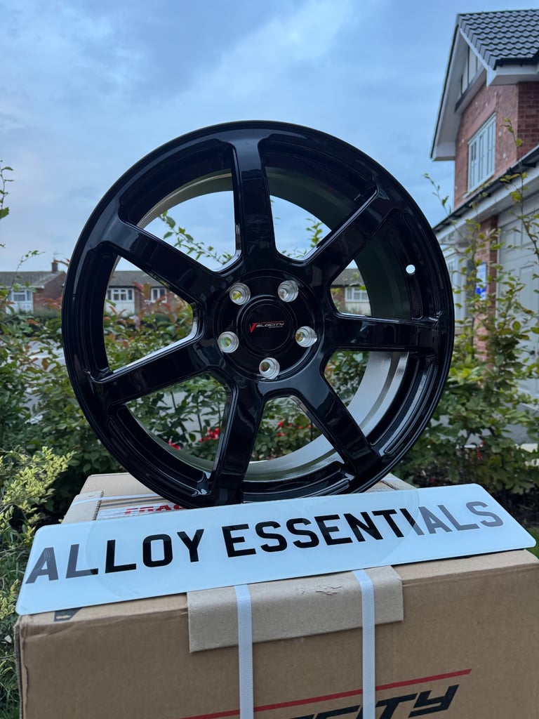 18” Velocity VC5 Alloy Wheels in Gloss Black - VW, Seat, Skoda, Audi, Mercedes etc