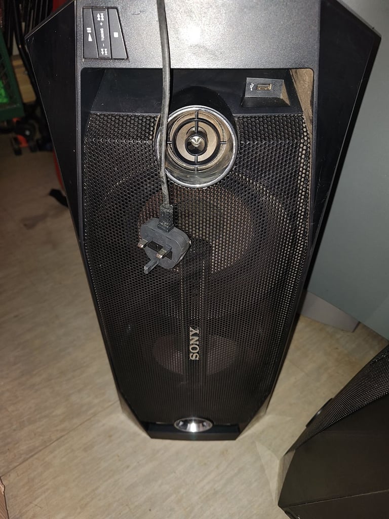 sony speaker 500w very loud bass bluetooth and phono in