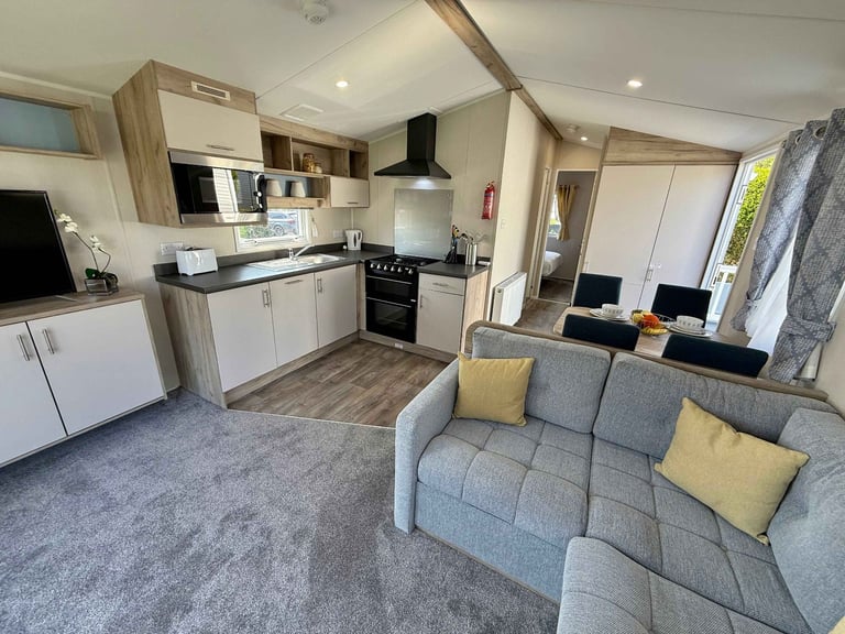Ex demo New Willerby Linwood static caravan for sale at St Agnes Holiday Park, Truro TR4 8HS