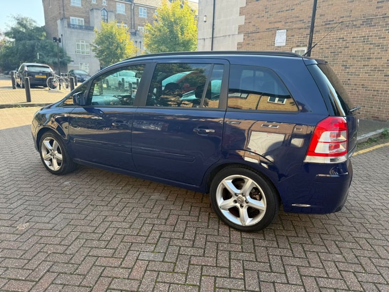 ULEZ FREE, Vauxhall, ZAFIRA, MPV, 2012, Manual, 1598 (cc), 5 doors