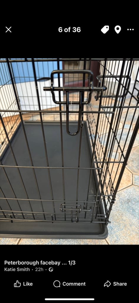 Large dog crate 
