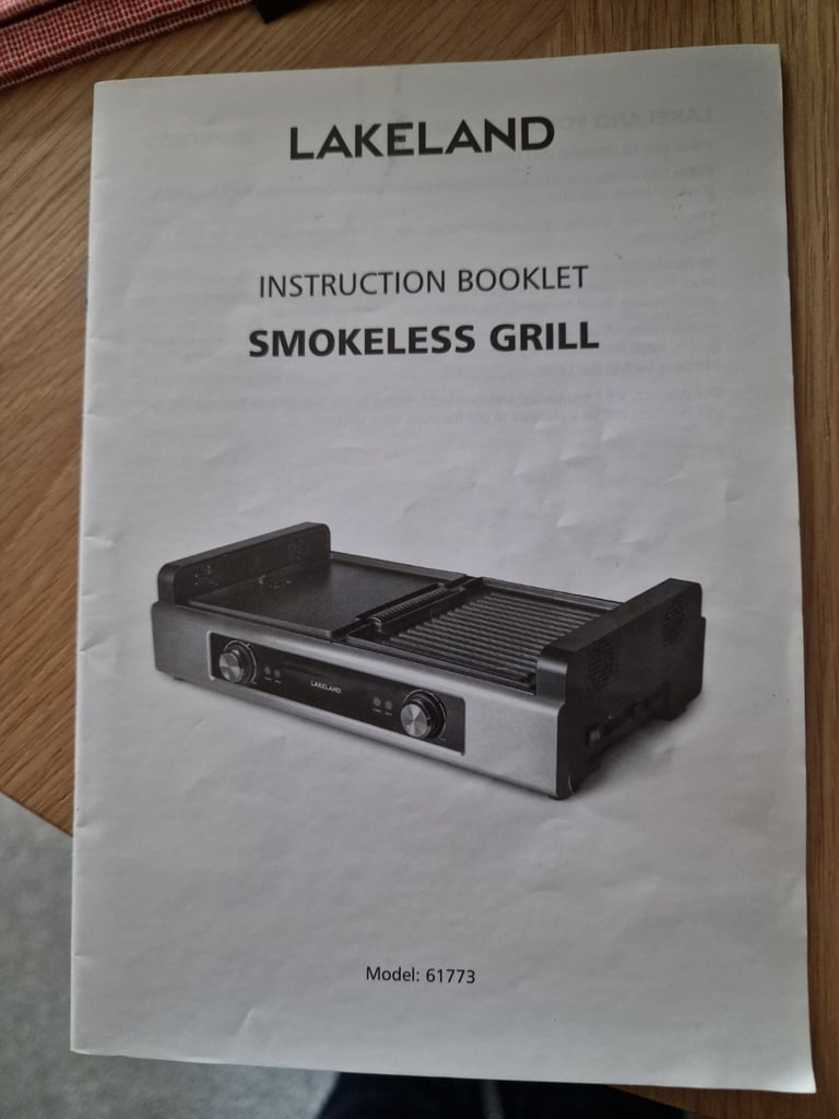 image for LAKELAND SMOKELESS ELECTRIC GRILL