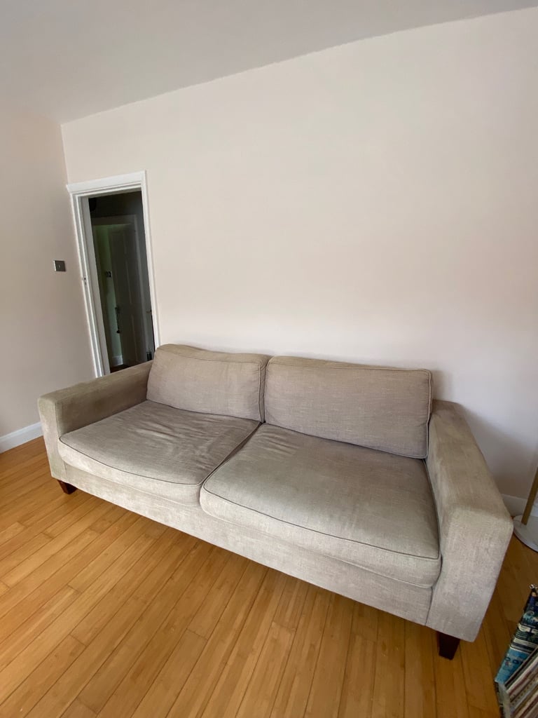 image for FREE Three person sofa cream