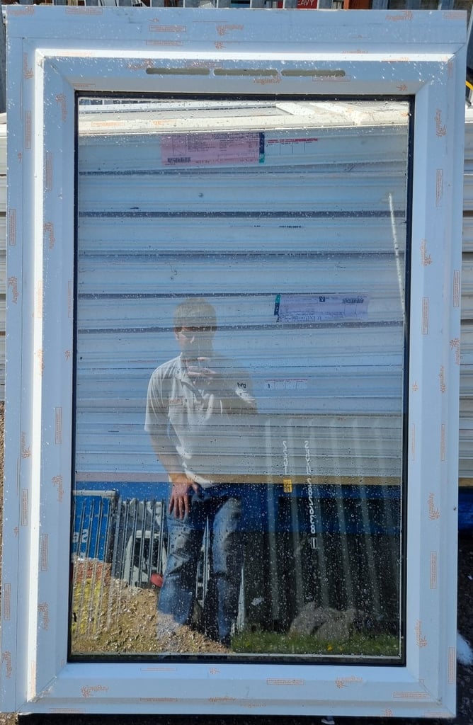 image for New UPVC Double Glazed White Window 830mm W x 1265mm H