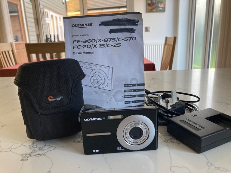 Olympus X-15 Digital camera and accessories