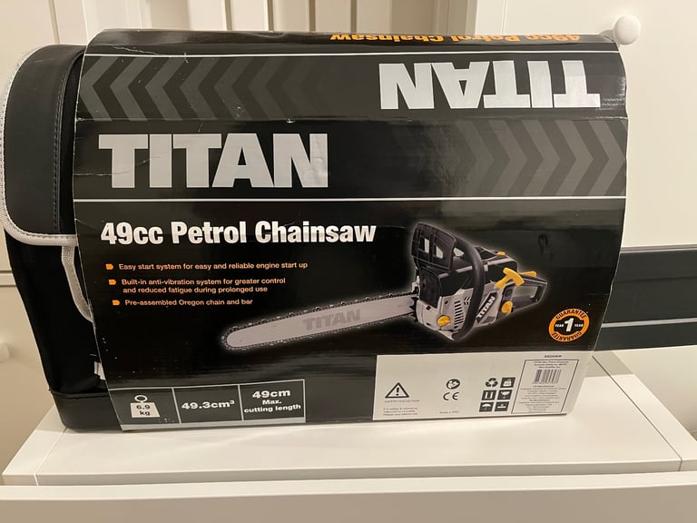 image for Titan petrol chainsaw, Unused, boxed as new. 