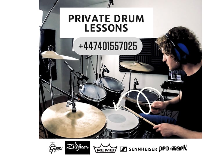 image for DRUM LESSONS KIDS AND ADULTS ALL LEVELS