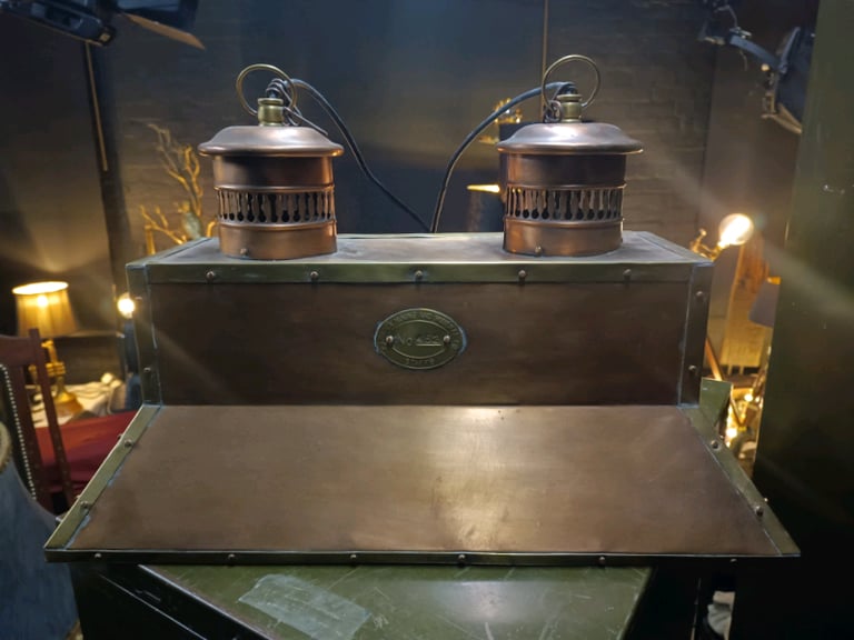 Copper Light Lamp RRP £1020.00 Cannock Mining Co Staffs 