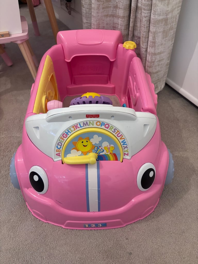 image for Fisher price crawl and learn car 