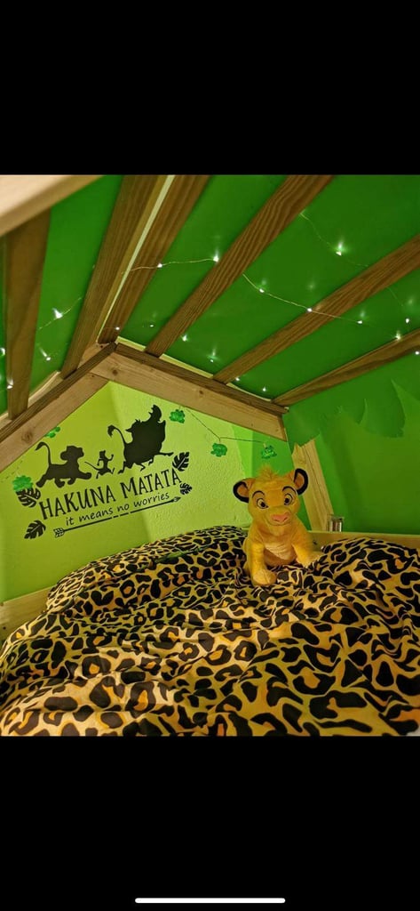Animal themed kids bunk beds 