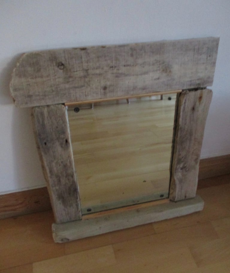 image for DRIFT WOOD VINTAGE MIRROR 52cm x 58cm COLLECTION ONLY