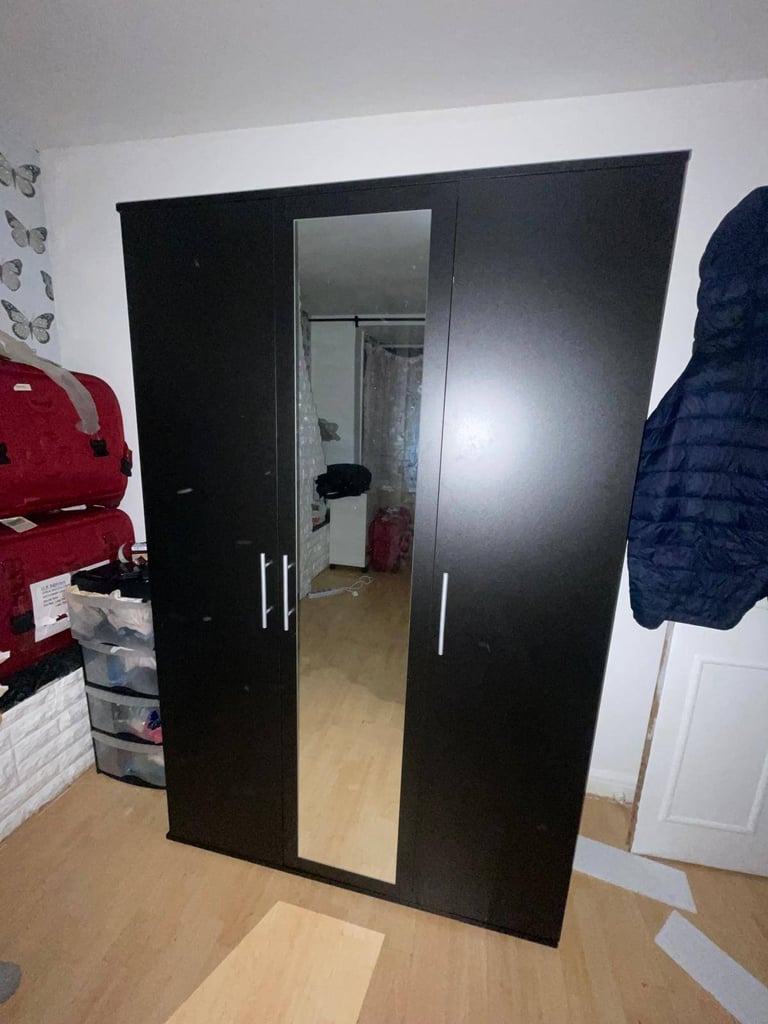 Alina 3 Door Assembled Wardrobe 
