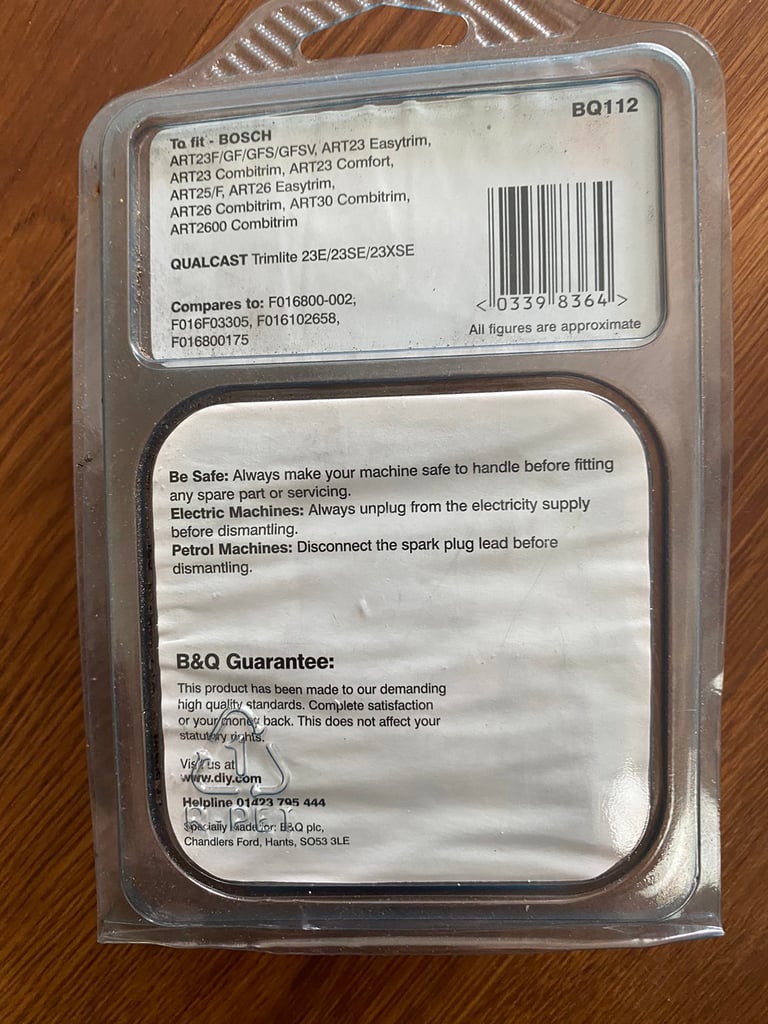 Brand New Line trimmer spool (BQ112)