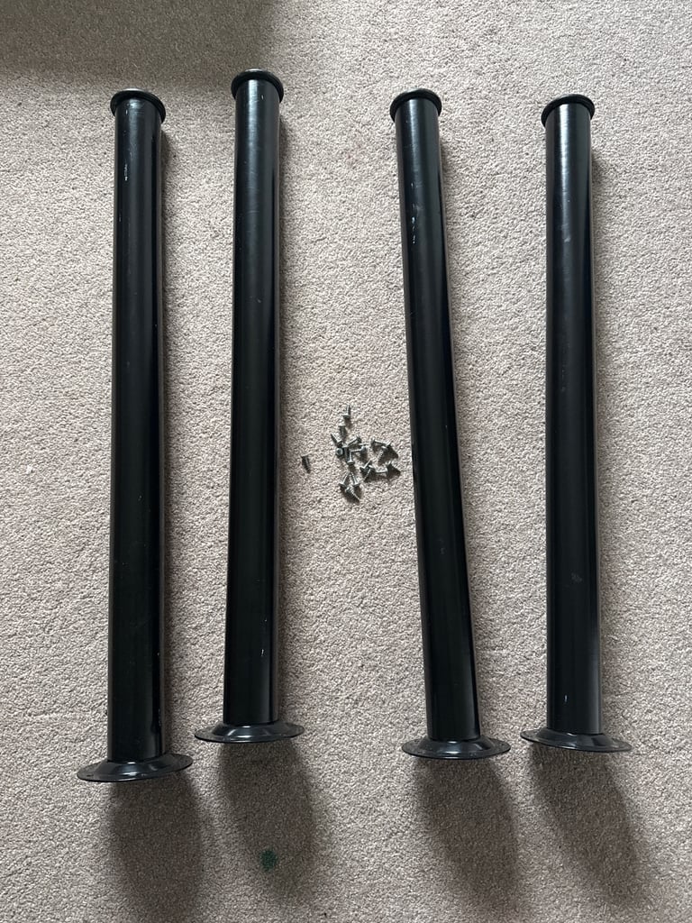 image for IKEA ADILS black table legs 