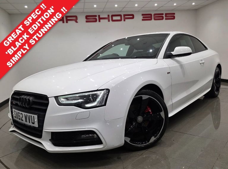 image for 2012 62 AUDI A5 2.0 TDI BLACK EDITION COUPE 2DR MANUAL EURO 5 (S/S) (177 PS)