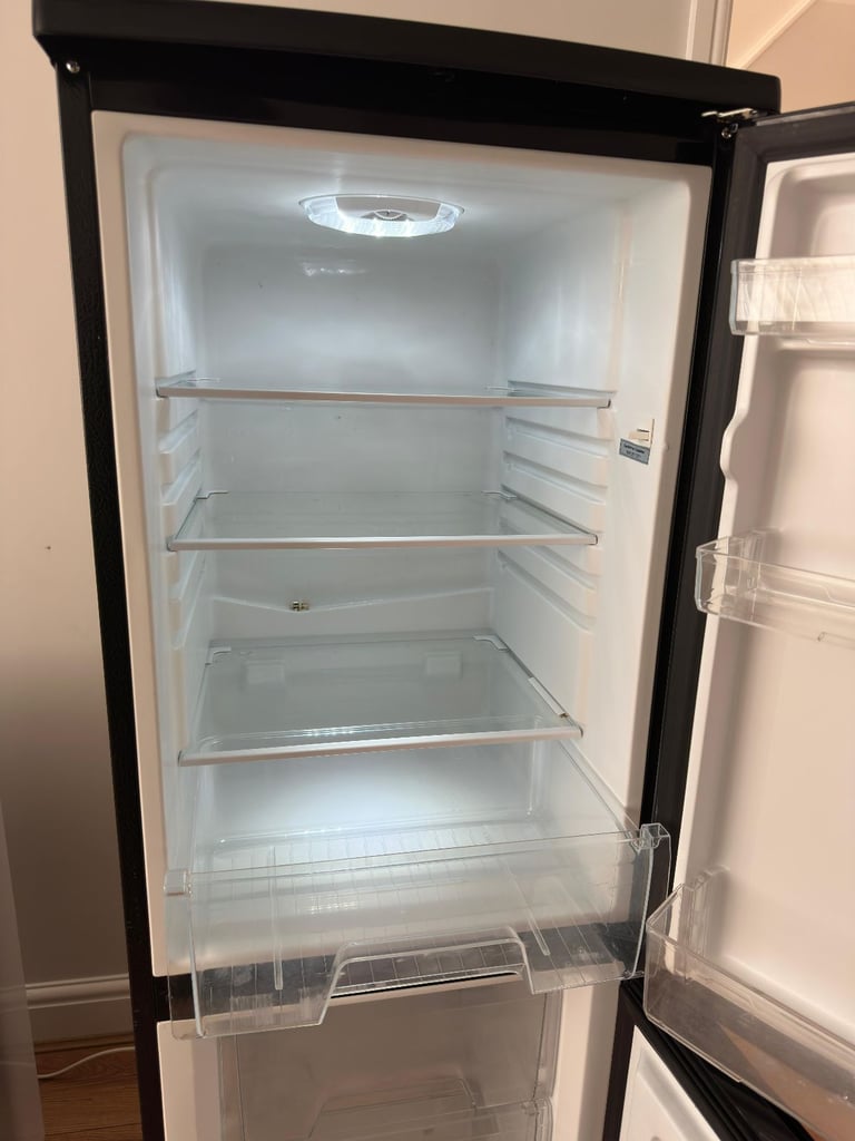 Bush Fridge Freezer Refrigerator Frost Free Black 2 Dorr Free Standing