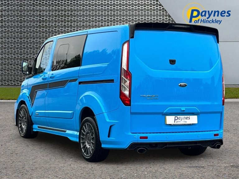 Ford Transit Custom MS-RT Double Cab Van 320 L1 2.0L 170ps AUTO KLM Light Blue