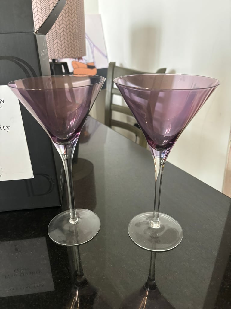 image for Two cocktail glasses, £3, Acton, W3 8FG