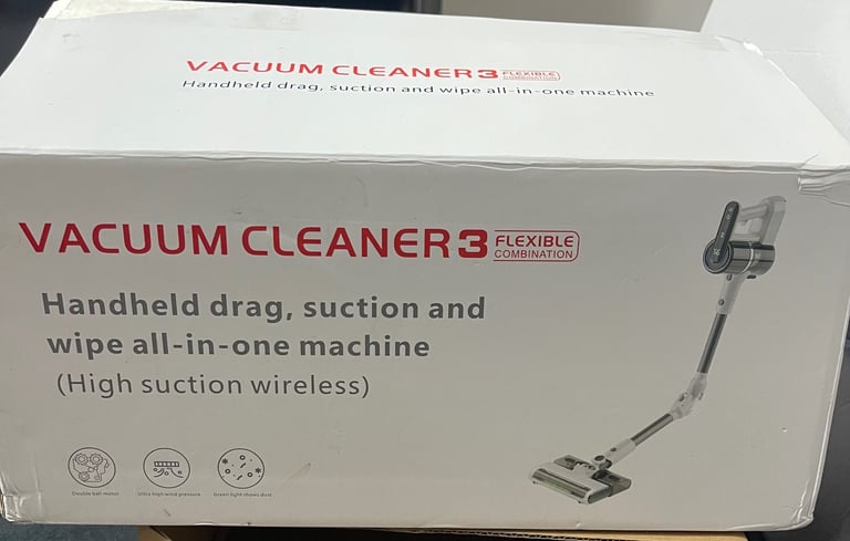 image for Vacuum cleaner 2 in one suction and wipe 