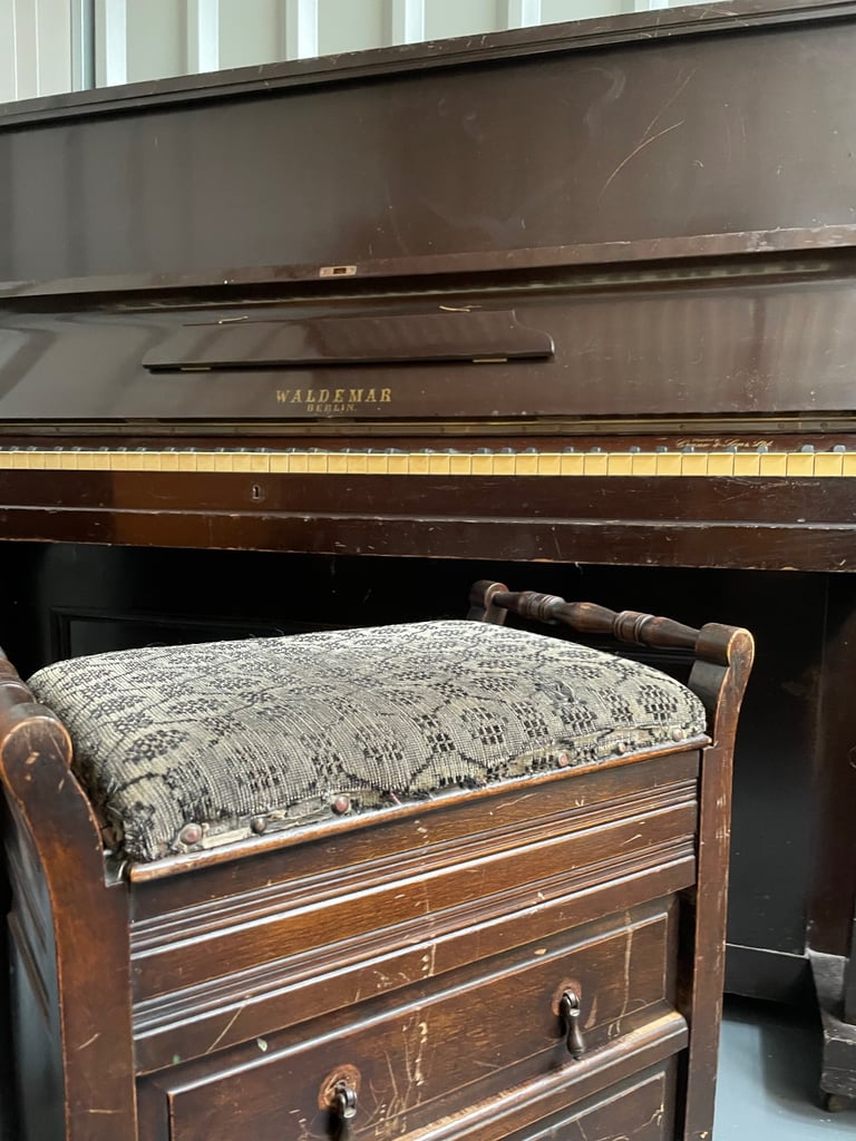 Piano and stool