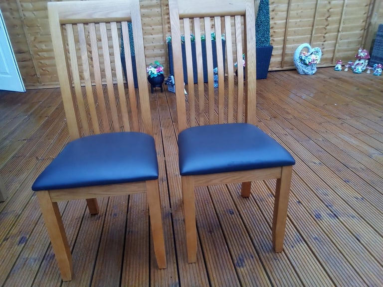 Oak chairs