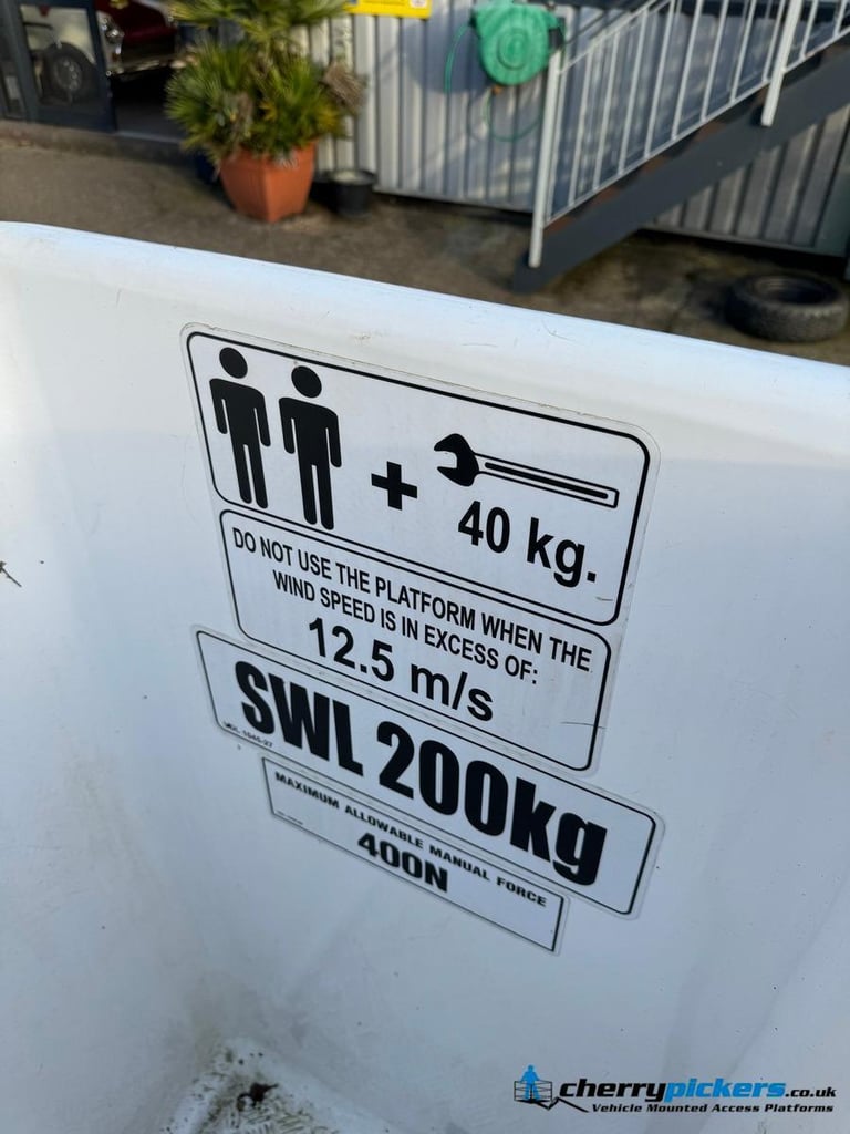 2018 Mercedes Sprinter 3.5 ton Versalift Access Platform Cherry Picker