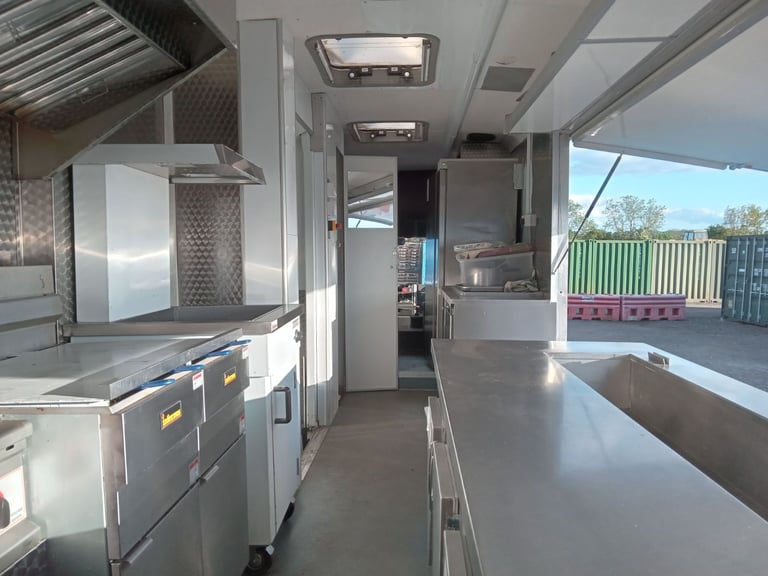 Catering trailers burger van mobile kitchen food container equipment 