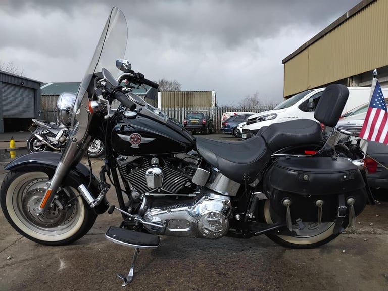 2005 55 HARLEY-DAVIDSON FLSTFI FATBOY FUEL INJECTED CUSTOM CRUISER LOW MILES