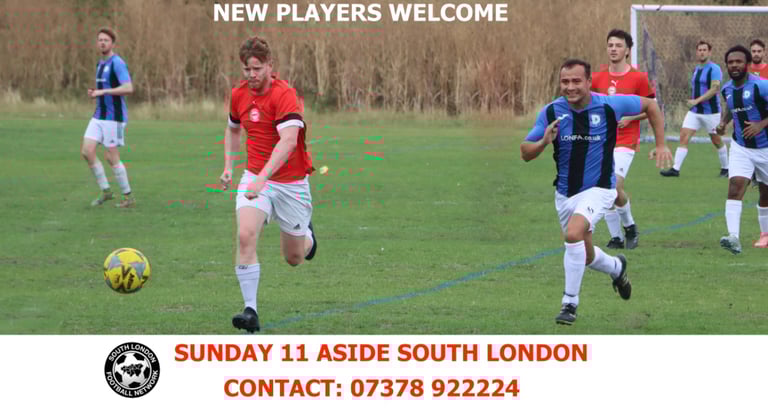 PLAY 11 A SIDE FOOTBALL- WIMBLEDON, CLAPHAM, players and teams wanted