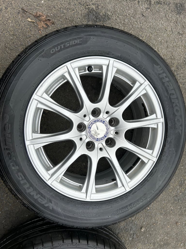 Mercedes c class 16inch alloy wheels 5x112