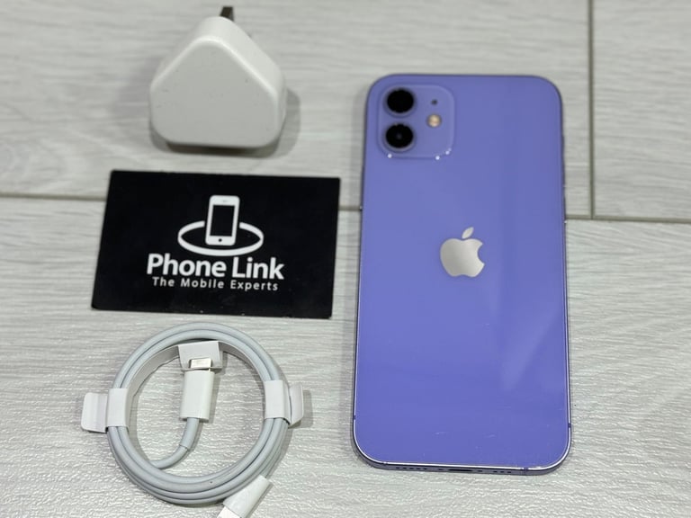 📱Violet Purple Apple iPhone 12 64GB Unlocked All Networks + Warranty 🍎 - P1093
