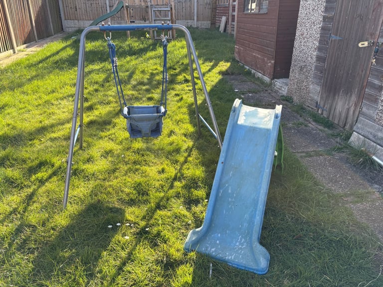 FREE Little Tikes slide and Argos metal swing 
