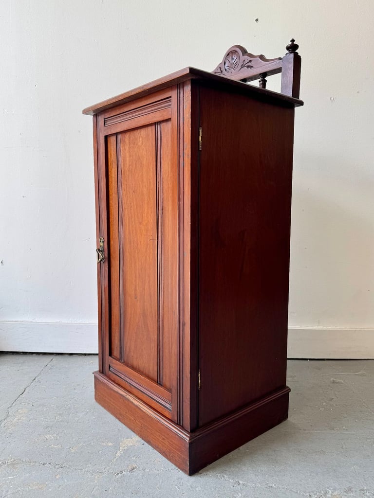 Victorian Mahogany Bedside Table