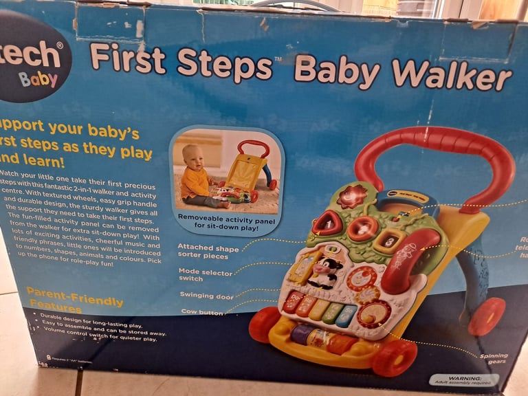 VTECH First Steps Baby Walker -excellent condition inbox
