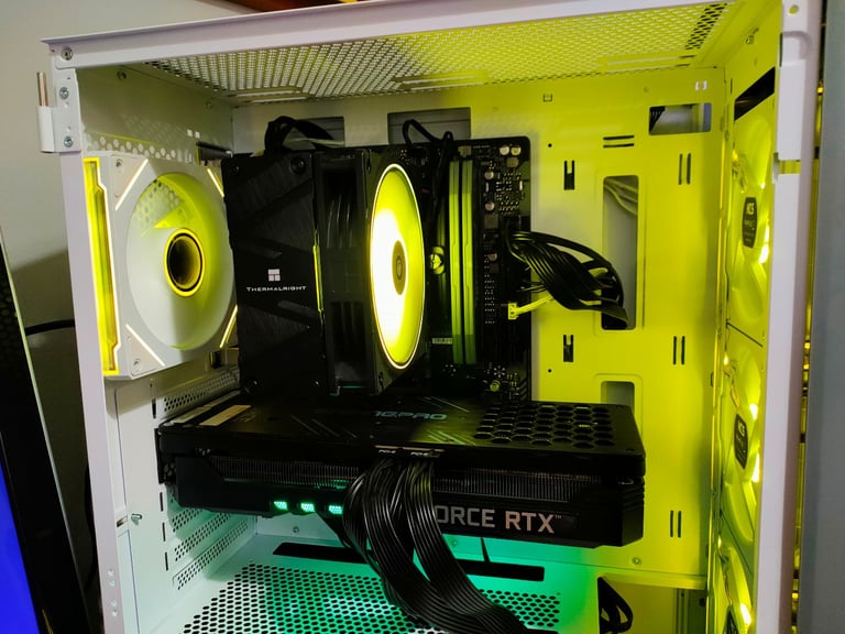 Gaming PC Ryzen 5 8400F, DDR5 32gb, Nvidia RTX 3070 Ti, 1tb NVMe, 800w